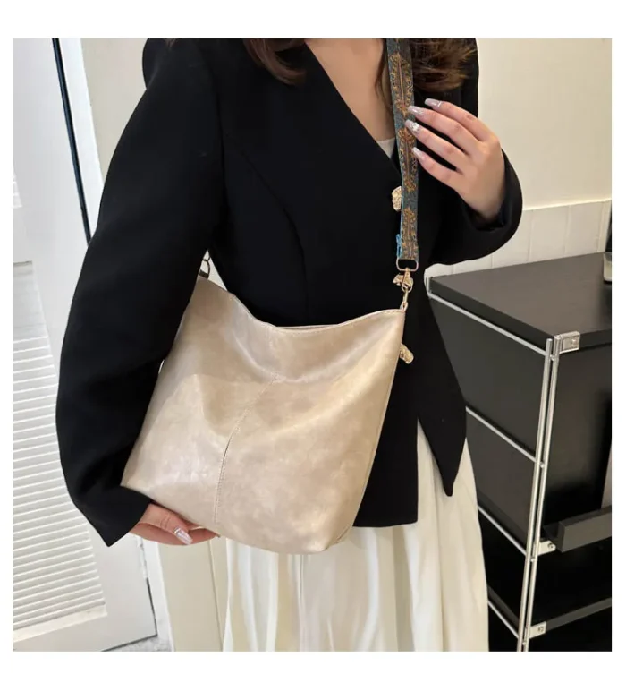 khaki torebka retro